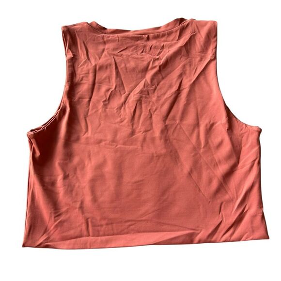 Vitality Women’s L The Allora Tank Sunstone Rust Fitted‎ Athletic Crop New - Picture 3 of 8